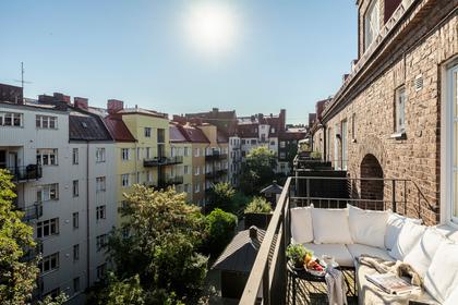 Balkong eller utsiktsbild