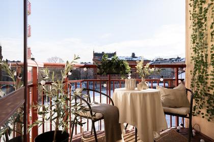 Balkong eller utsiktsbild