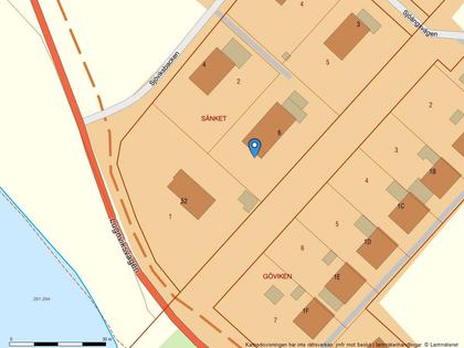 Illustrerad karta över fastigheten eller området