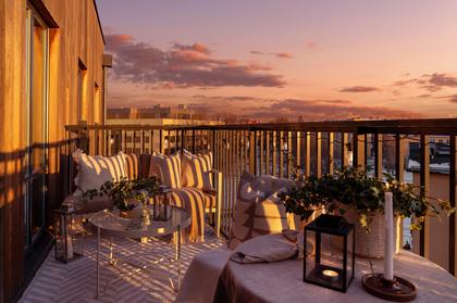 Balkong eller utsiktsbild