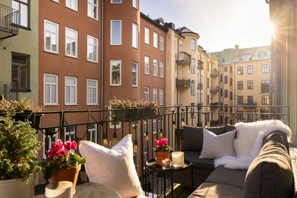 Balkong eller utsiktsbild