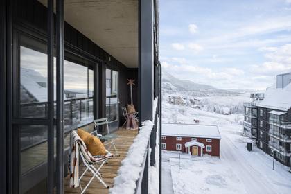 Balkong eller utsiktsbild