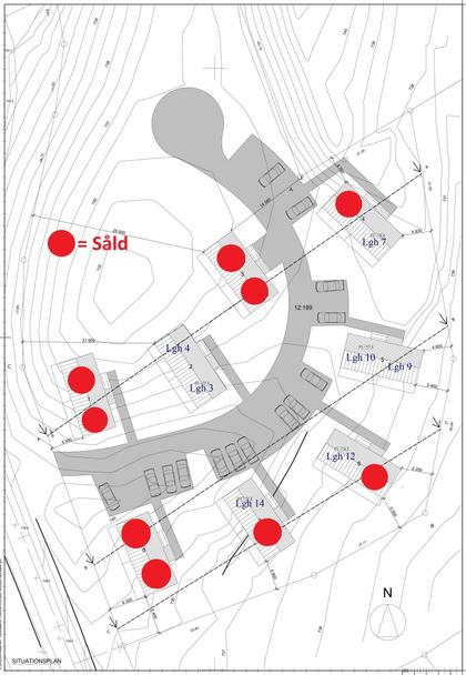Illustrerad karta över fastigheten eller området