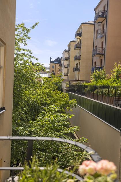 Balkong eller utsiktsbild