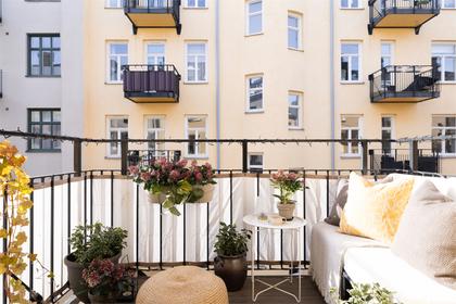 Balkong eller utsiktsbild