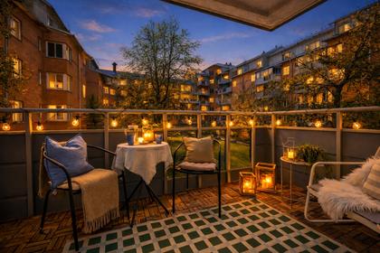 Balkong eller utsiktsbild