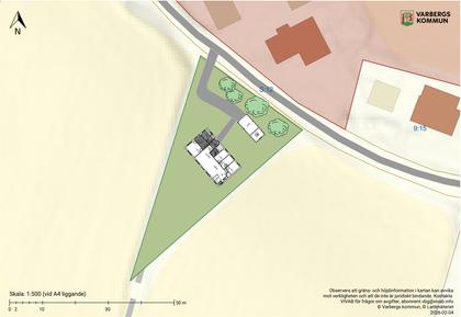 Illustrerad karta över fastigheten eller området