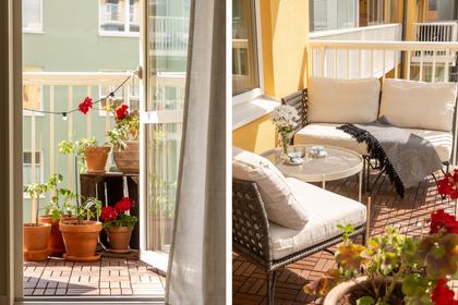 Balkong eller utsiktsbild