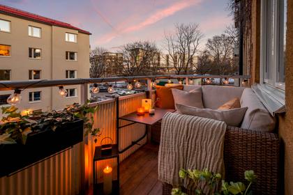 Balkong eller utsiktsbild