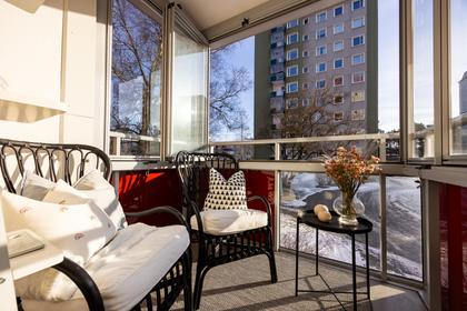 Balkong eller utsiktsbild