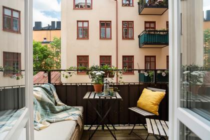 Balkong eller utsiktsbild