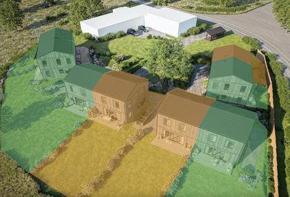 Illustrerad karta över fastigheten eller området