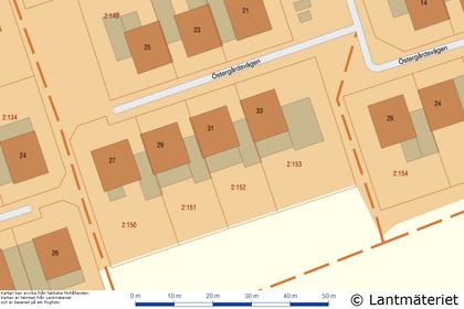 Illustrerad karta över fastigheten eller området