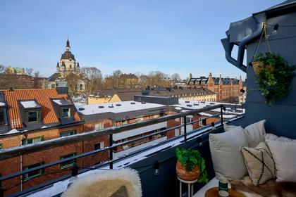 Balkong eller utsiktsbild