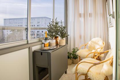 Balkong eller utsiktsbild