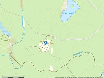 Illustrerad karta över fastigheten eller området