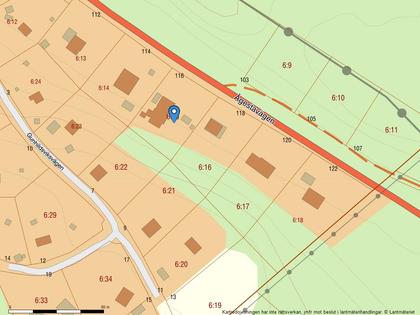 Illustrerad karta över fastigheten eller området