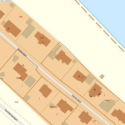 Illustrerad karta över fastigheten eller området