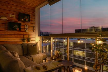 Balkong eller utsiktsbild