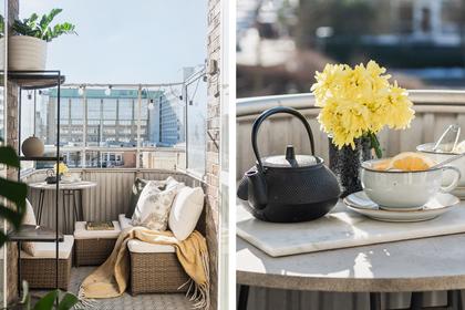 Balkong eller utsiktsbild