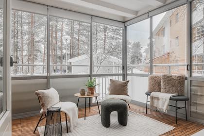 Balkong eller utsiktsbild