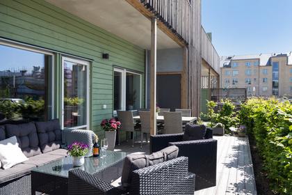 Balkong eller utsiktsbild