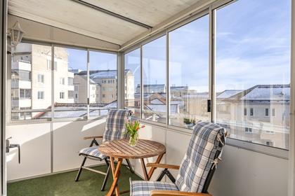 Balkong eller utsiktsbild