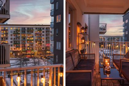 Balkong eller utsiktsbild