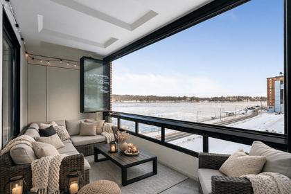 Balkong eller utsiktsbild