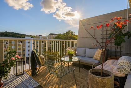 Balkong eller utsiktsbild