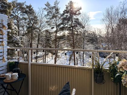 Balkong eller utsiktsbild