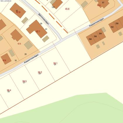 Illustrerad karta över fastigheten eller området