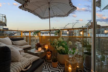 Balkong eller utsiktsbild