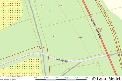 Illustrerad karta över fastigheten eller området