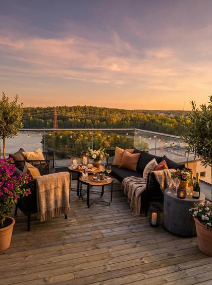 Balkong eller utsiktsbild