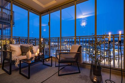 Balkong eller utsiktsbild