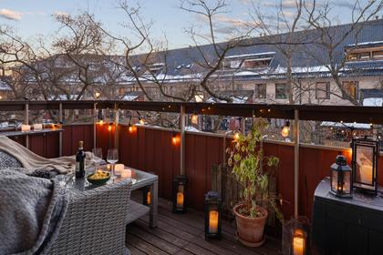 Balkong eller utsiktsbild