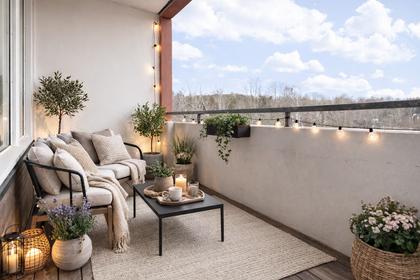 Balkong eller utsiktsbild