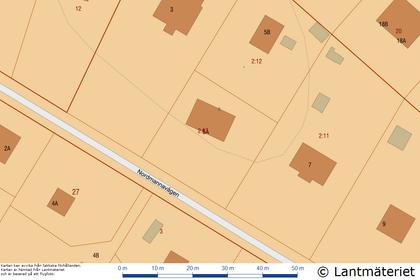 Illustrerad karta över fastigheten eller området