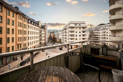 Balkong eller utsiktsbild