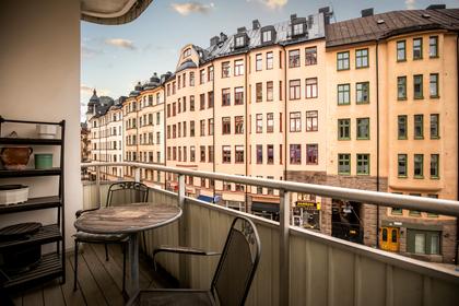 Balkong eller utsiktsbild