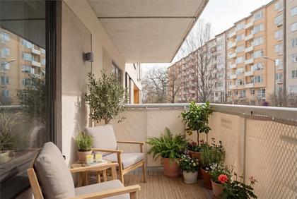 Balkong eller utsiktsbild