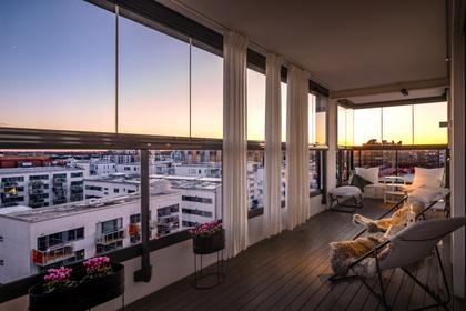 Balkong eller utsiktsbild