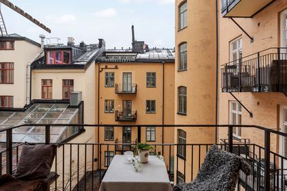 Balkong eller utsiktsbild