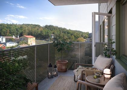 Balkong eller utsiktsbild