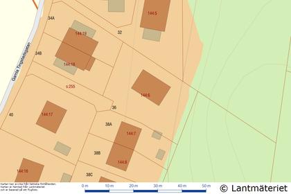 Illustrerad karta över fastigheten eller området