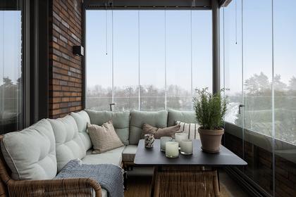 Balkong eller utsiktsbild