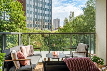 Balkong eller utsiktsbild