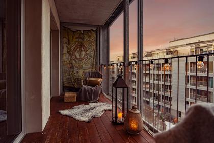 Balkong eller utsiktsbild