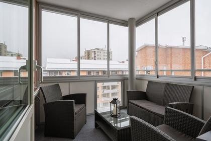 Balkong eller utsiktsbild